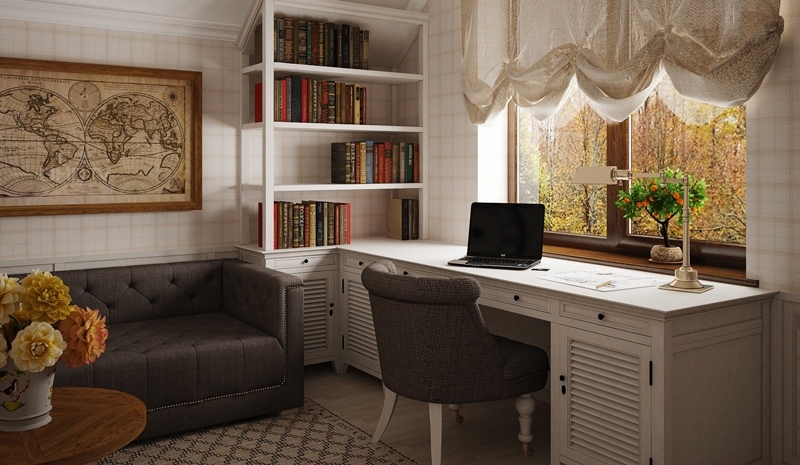 Мебель для домашнего кабинета или как организовать рабочее место дома