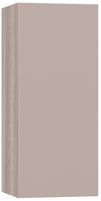 Роквуд Шкаф навесной 16.322.01, цвет корпус ДСП эмили блаш/фасады МДФ крем, ШхГхВ 38,4х36,6х90 см., универсальная сборка