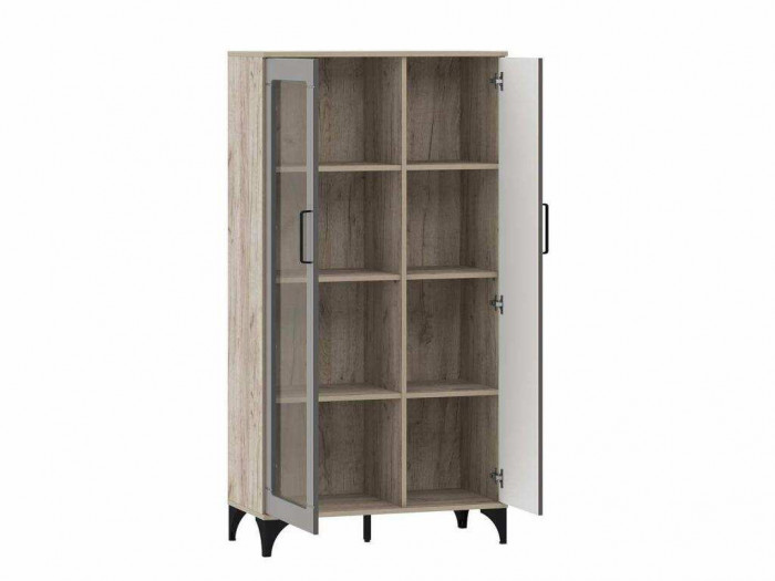 Марсель гостиная комплектация 1 Дуб Крафт серый/Софт графит