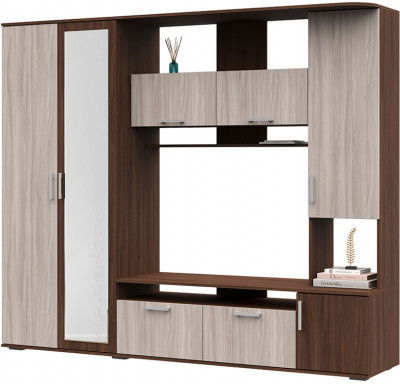 Гостиная Софи ЛДСП шимо темный/шимо светлый