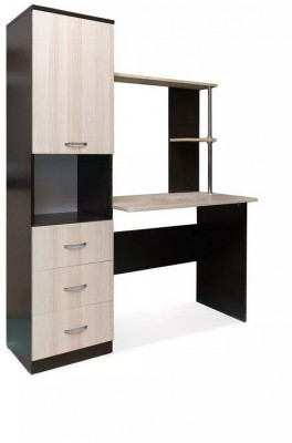 Стол компьютерный СК-8 венге/ясень шимо светлый