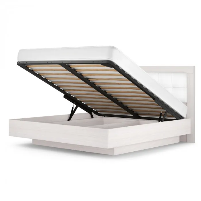 Кровать-5 с подъемным основанием 1800 экокожа Парма Нео