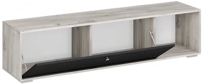 мс для гостиной Нанси ТБ-1600 дуб крафт серый/софт черный