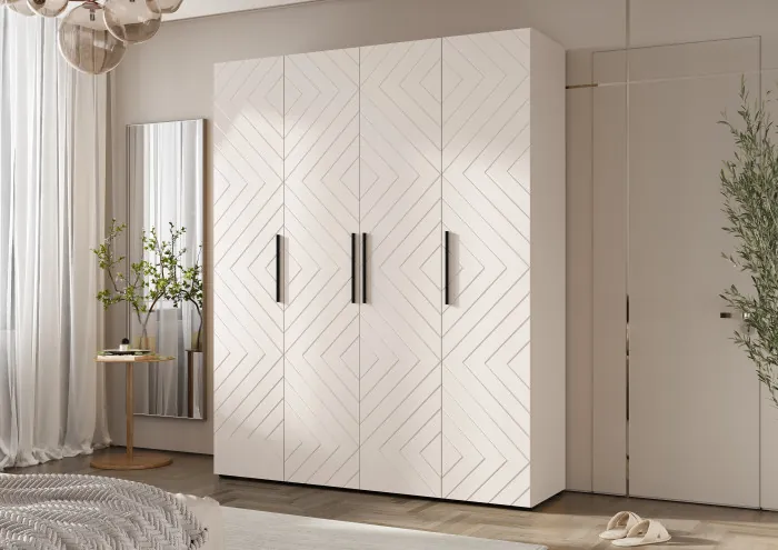 Флэш Шкаф 4-х ств. 1800 кашемир