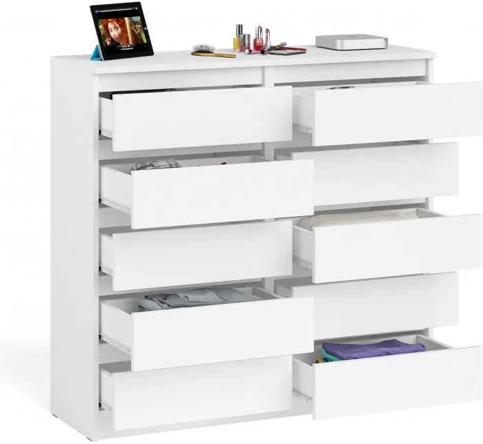 Мори Комод МК1200.10, цвет белый, ШхГхВ 120,4х41х115 см.