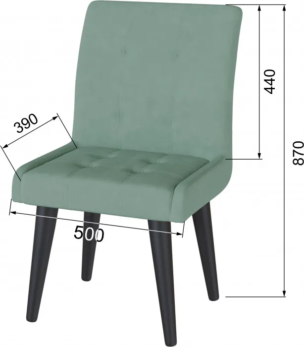 Стул Гира мятный