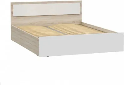 Мартина Кровать с подъемным механизмом 140 (Дуб Сонома / белый)