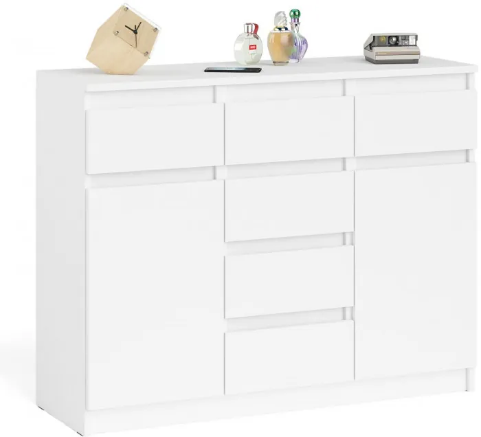 Мори Комод МК1200.4, цвет белый, ШхГхВ 120,4х41х94 см.