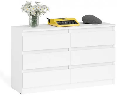 Мори Комод МК1200.6, цвет белый, ШхГхВ 120,4х41х73 см.