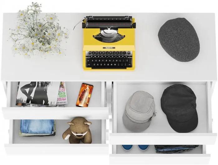 Мори Комод МК1200.6, цвет белый, ШхГхВ 120,4х41х73 см.