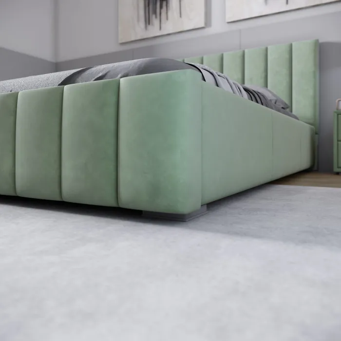 Нега Кровать интерьерная 160 мятный, ПМ