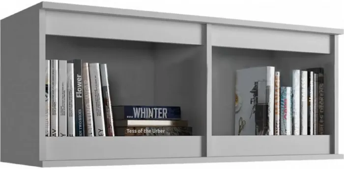 Челси Полка навесная (Антресоль малая) (Графит, Графит)