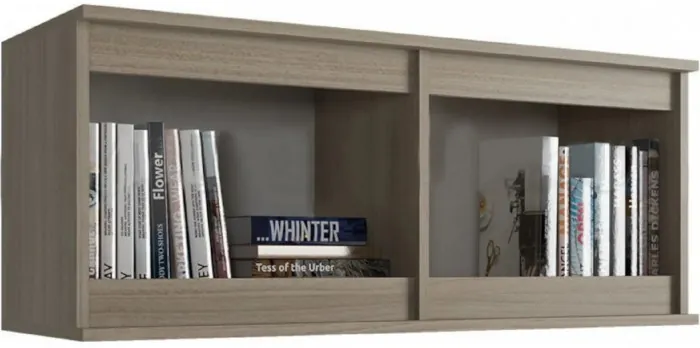 Челси Полка навесная (Антресоль малая) (Графит, Графит)