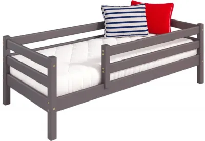 Кровать Соня (вариант 3) с защитой по периметру, лаванда