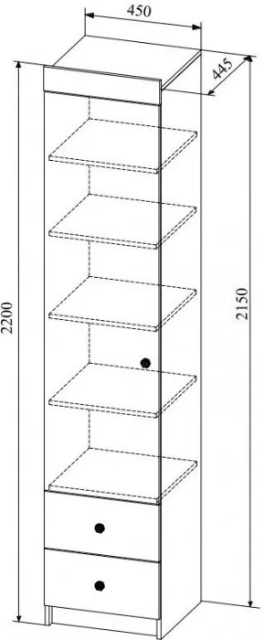 Модульная детская KI-KI композиция 7, Белый/Белое дерево