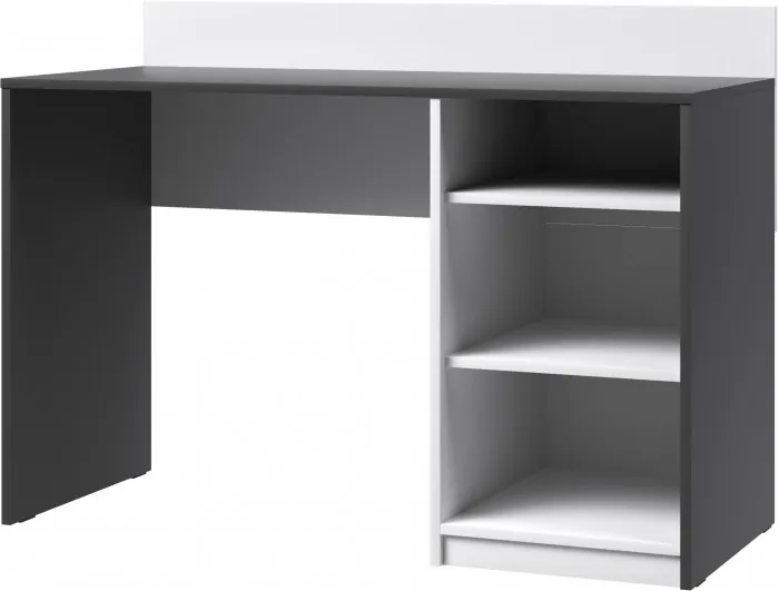 Кэнди Стол письменный КС-1 графит/белый