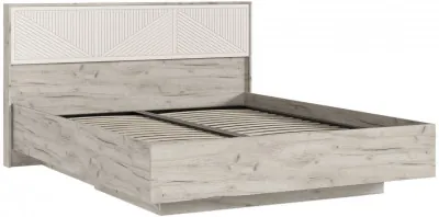 Сильвия Кровать парящая 1,6м (ортопед металл), Крафт серый/Кашемир