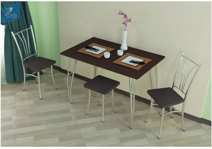 Стол обеденный №1 А  (685 х 1000 мм), венге