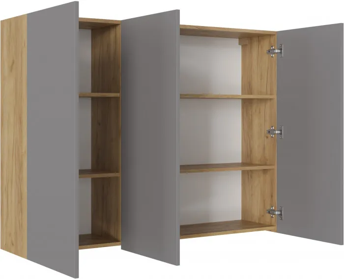 Кабинет Бостон, композиция 2, крафт золотой/серый шифер