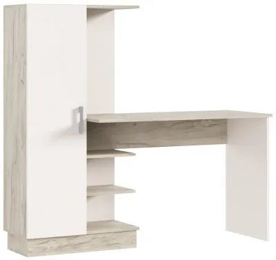 Стол компьютерный №1, Крафт серый/Кашемир