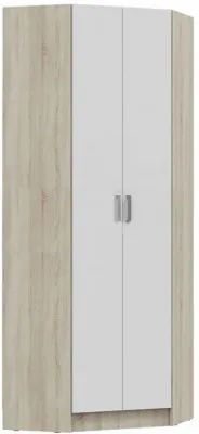 Мартина Шкаф угловой (Дуб Сонома / белый)