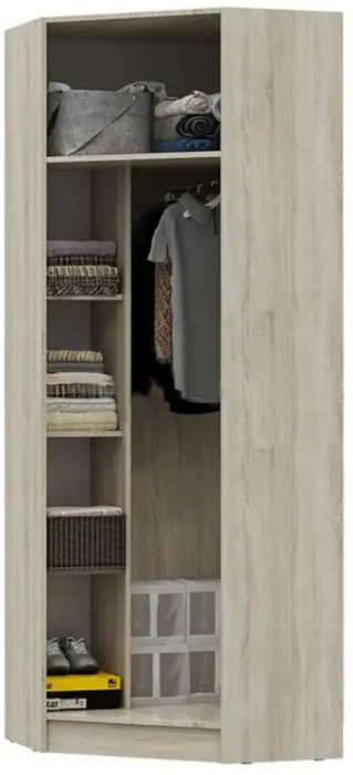 Мартина Шкаф угловой (Дуб Сонома / белый)