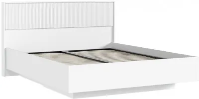 Кровать парящая с ортопед. основанием Марвэл 1,6м с подсветкой, Белый/Браш вайт