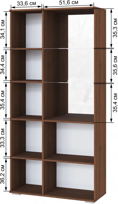 Модульная гостиная Ливорно, набор 3, Орех донской