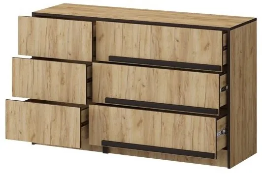 Комод Бастион №2 (Дуб крафт золотой)