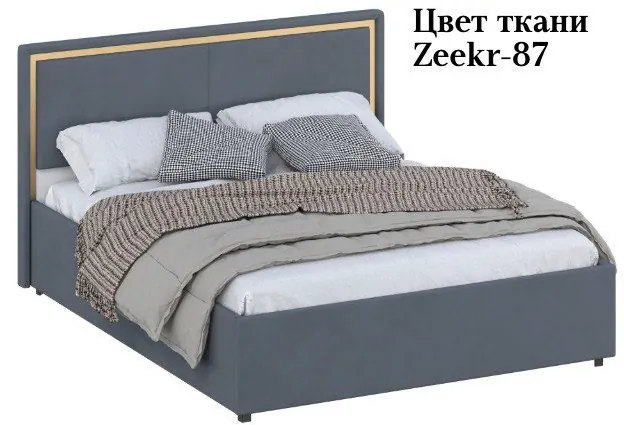 Кровать 120 с ортопед. основанием КР-431-М-12, Микровелюр-87