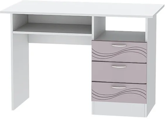 Детская комната Бриз МДФ, набор 6, Белый/Ирис (Волна)