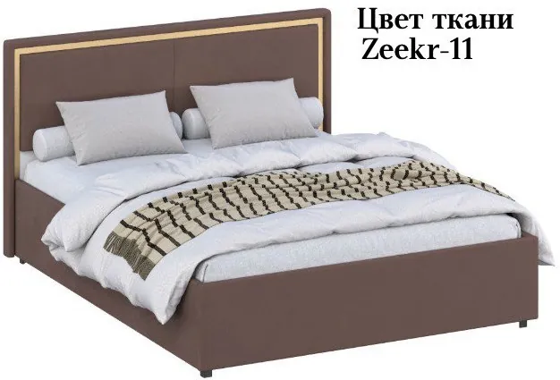 Кровать 120 с ортопед. основанием КР-431-М-12, Микровелюр Zeekr-11