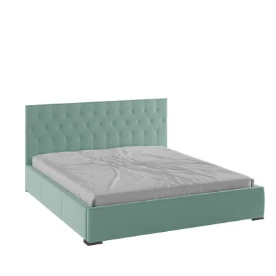 Октавия Кровать интерьерная 180 мятный ромб, ПМ