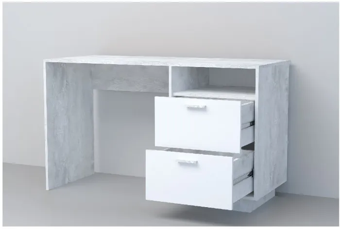 Эго Стол Ст-3 ПД (Глянец Белый/Дуб Крафт Золотой)