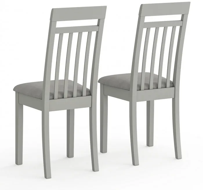 Два стула Мебель--24 Гольф-11 разборных, цвет серый, обивка ткань велюр серый 63, ШхГхВ 40х40х100 см., от пола до верха сиденья 47 см.