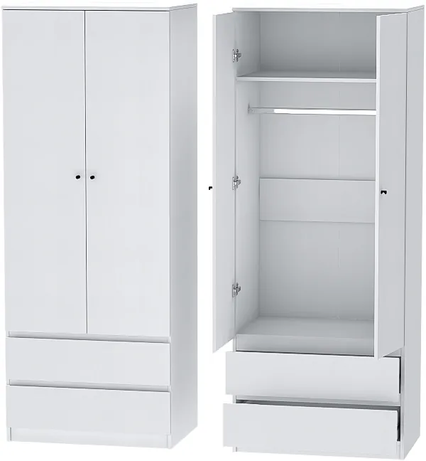 Модульная Прихожая Кэт-1, набор 6, Белый/Белый