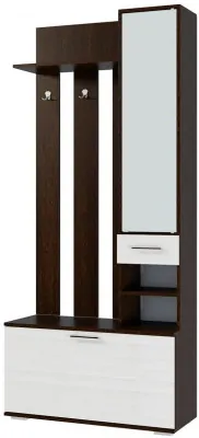 Ника Вешалка с зеркалом, вз910, венге/лоредо