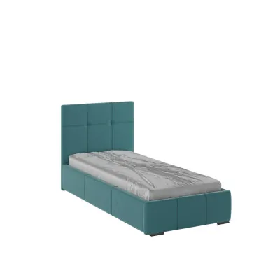 Рио Кровать интерьерная 900 бирюза квадрат, ортопед