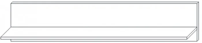 Полка навесная 1  900 Сиена