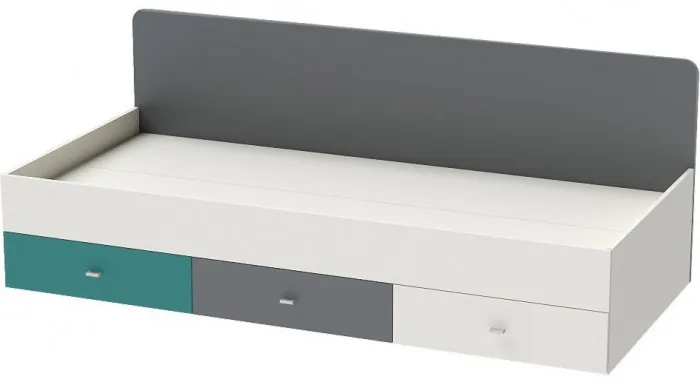 Модульная детская Клео набор 1 (Графит/Миндаль/Океан)