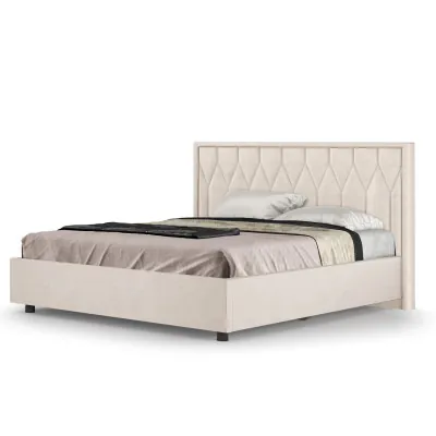 Кровать-10М с подъёмным основанием 1600 слоновая кость