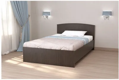 Кровать арт.032, низкий щиток, 120 (Венге)