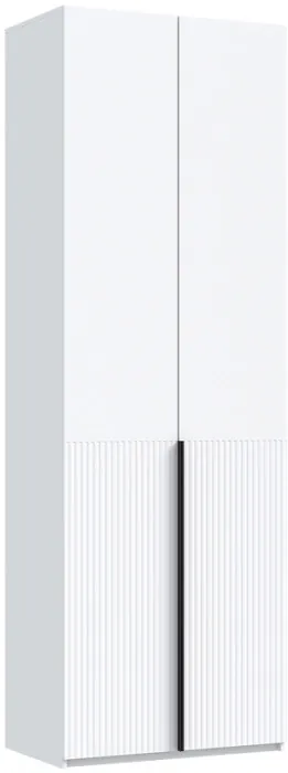 Полка косметическая со шкафом 2х-ств Марвэл, Белый/Браш вайт