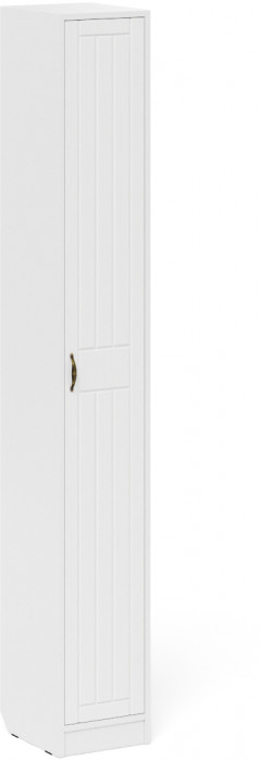 Прихожая П-6 Компоновка № 24, белая шагрень/фасады МДФ белое дерево фрезеровка прованс