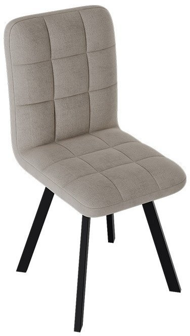 Франк ДП 2-17 Стул (паук) (Белый матовый/Микровелюр Бежевый)