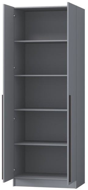 Шкаф Бастион ЛДСП 0,8 (графит)