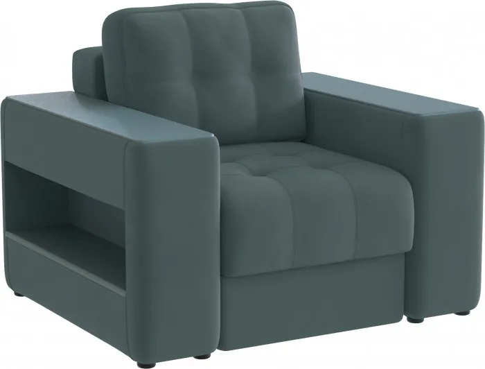 Кресло Доро, Серый/МДФ Бриз