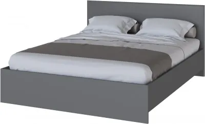 Плейона Кровать 1600 графит серый