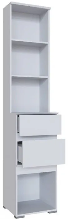 Плейона Тумба с ящиками белый