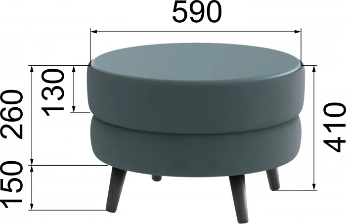 Стол журнальный "Рамус", Серый/МДФ бриз